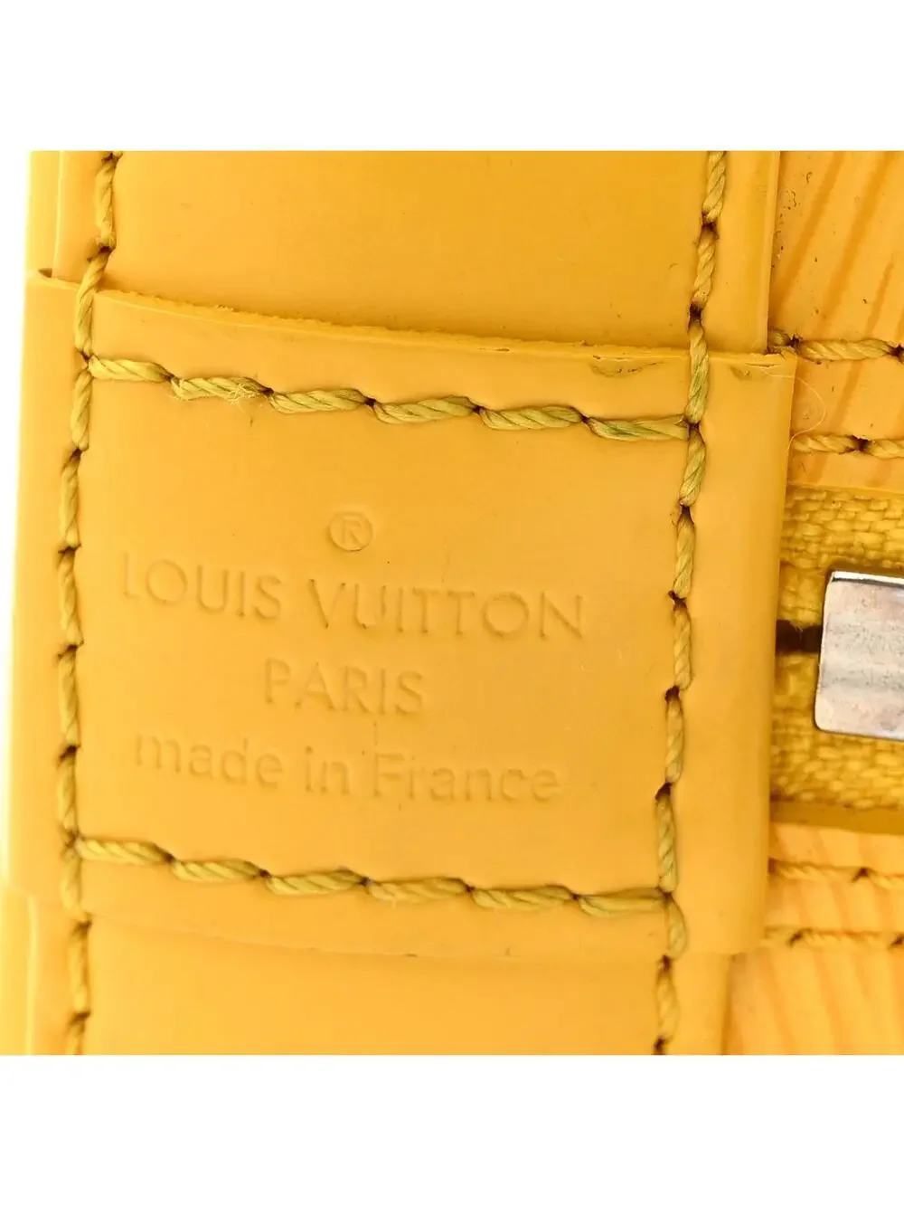 Louis Vuitton Epi Alma Bb Citron #308835L12B